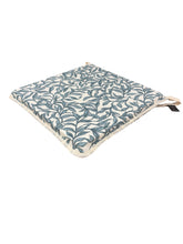 Load image into Gallery viewer, Entwistle Blue Square Tie-On Seat Pads Dining/Patio/Garden/Kitchen