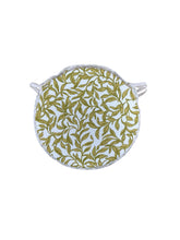 Load image into Gallery viewer, Entwistle Chartreuse Round Bistro Patio Seat Pads 12" 14" 16"