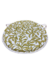 Load image into Gallery viewer, Entwistle Chartreuse Round Bistro Patio Seat Pads 12" 14" 16"