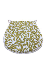 Load image into Gallery viewer, Entwistle Chartreuse D-Shaped Seat Pads For Garden, Patio, Kitchen, Dining
