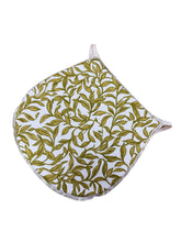 Load image into Gallery viewer, Entwistle Chartreuse D-Shaped Seat Pads For Garden, Patio, Kitchen, Dining