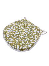 Load image into Gallery viewer, Entwistle Chartreuse D-Shaped Seat Pads For Garden, Patio, Kitchen, Dining