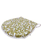 Load image into Gallery viewer, Entwistle Chartreuse D-Shaped Seat Pads For Garden, Patio, Kitchen, Dining