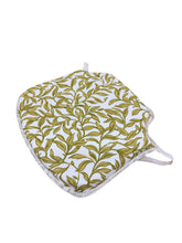 Load image into Gallery viewer, Entwistle Chartreuse Small Spindle Back Seat Pads For Garden, Patio, Kitchen, Dining