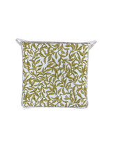 Load image into Gallery viewer, Entwistle Chartreuse Square Tie-On Seat Pads Dining/Patio/Garden/Kitchen