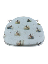 Load image into Gallery viewer, Country Hares Large Spindle Back Seat Pads For Garden, Patio, Kitchen, Dining