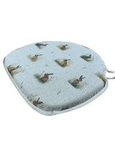 Load image into Gallery viewer, Country Hares Large Spindle Back Seat Pads For Garden, Patio, Kitchen, Dining