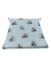 Load image into Gallery viewer, Country Hares Tapered Seat Pads For Garden, Patio, Kitchen, Dining
