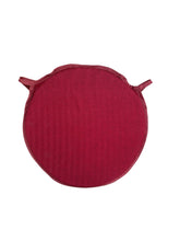 Load image into Gallery viewer, Tweedie Ruby Round Bistro Seat Pad For Garden/Patio 12" 14" 16"