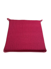 Load image into Gallery viewer, Tweedie Ruby Square Tie-On Seat Pads Dining/Patio/Garden/Kitchen