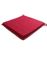 Load image into Gallery viewer, Tweedie Ruby Square Tie-On Seat Pads Dining/Patio/Garden/Kitchen