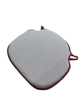 Load image into Gallery viewer, Regency Ticking Stripe Red Large Spindle Back Seat Pads For Garden, Patio, Kitchen, Dining