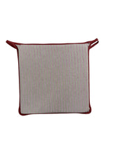 Load image into Gallery viewer, Regency Ticking Stripe Red Square Tie-On Seat Pads Dining/Patio/Garden/Kitchen
