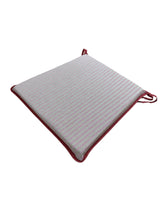 Load image into Gallery viewer, Regency Ticking Stripe Red Tapered Seat Pads For Garden, Patio, Kitchen, Dining
