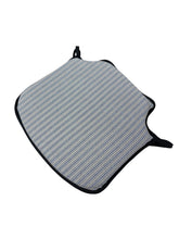 Load image into Gallery viewer, Regency Ticking Stripe Black Small Spindle Back Seat Pads For Garden, Patio, Kitchen, Dining