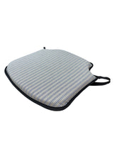 Load image into Gallery viewer, Regency Ticking Stripe Black Small Spindle Back Seat Pads For Garden, Patio, Kitchen, Dining