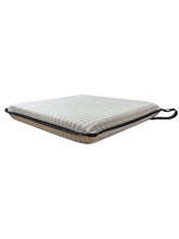 Load image into Gallery viewer, Regency Ticking Stripe Black Square Tie-On Seat Pads Dining/Patio/Garden/Kitchen