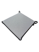 Load image into Gallery viewer, Regency Ticking Stripe Black Tapered Seat Pads For Garden, Patio, Kitchen, Dining