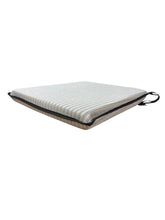 Load image into Gallery viewer, Regency Ticking Stripe Black Tapered Seat Pads For Garden, Patio, Kitchen, Dining