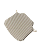 Load image into Gallery viewer, Regency Ticking Stripe Natural Small Spindle Back Seat Pads For Garden, Patio, Kitchen, Dining
