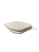 Load image into Gallery viewer, Regency Ticking Stripe Natural Small Spindle Back Seat Pads For Garden, Patio, Kitchen, Dining
