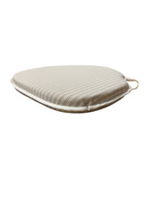 Load image into Gallery viewer, Regency Ticking Stripe Natural Large Spindle Back Seat Pads For Garden, Patio, Kitchen, Dining