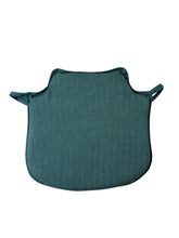 Load image into Gallery viewer, Tweedie Forest Green Small Spindle Back Seat Pads
