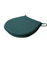 Load image into Gallery viewer, Tweedie Forest Green D-Shaped Seat Pads