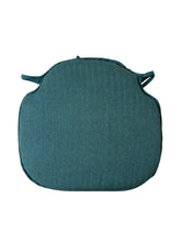 Load image into Gallery viewer, Tweedie Forest Green Large Spindle Back Seat Pads