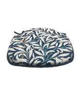 Load image into Gallery viewer, William Morris - Willow Bough Ebony Tapestry Large Spindle Back Seat Pads For Garden, Patio, Kitchen, Dining