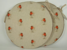 Load image into Gallery viewer, Set of 2 Robin Round Bistro Seat Pads 12" 14" 16" For Dining, Patio, Bistro