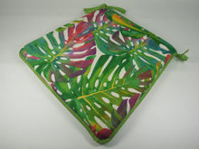 Load image into Gallery viewer, Tropical Leaves Tapered Seat Pads For Garden, Patio, Kitchen, Dining