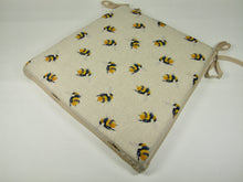 Load image into Gallery viewer, Bee Linen Tapered Seat Pads For Garden, Patio, Kitchen, Dining