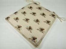 Load image into Gallery viewer, Pug Tapered Seat Pads For Garden, Patio, Kitchen, Dining