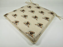 Load image into Gallery viewer, Pug Tapered Seat Pads For Garden, Patio, Kitchen, Dining