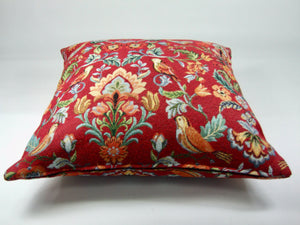 William Red Tapestry Cushion/Scatter Cover for Garden/Patio